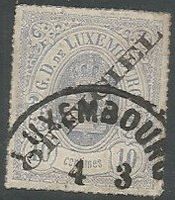 Timbre de 1875 ( Luxembourg / S.B.K 3000--Frs )
