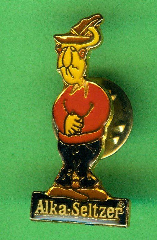 Placchette & Badge: Alka-Seltzer – Usato da Winterthur venduto da Sammleroase