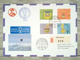 TR15 Enveloppe + Timbre Suisse 1982