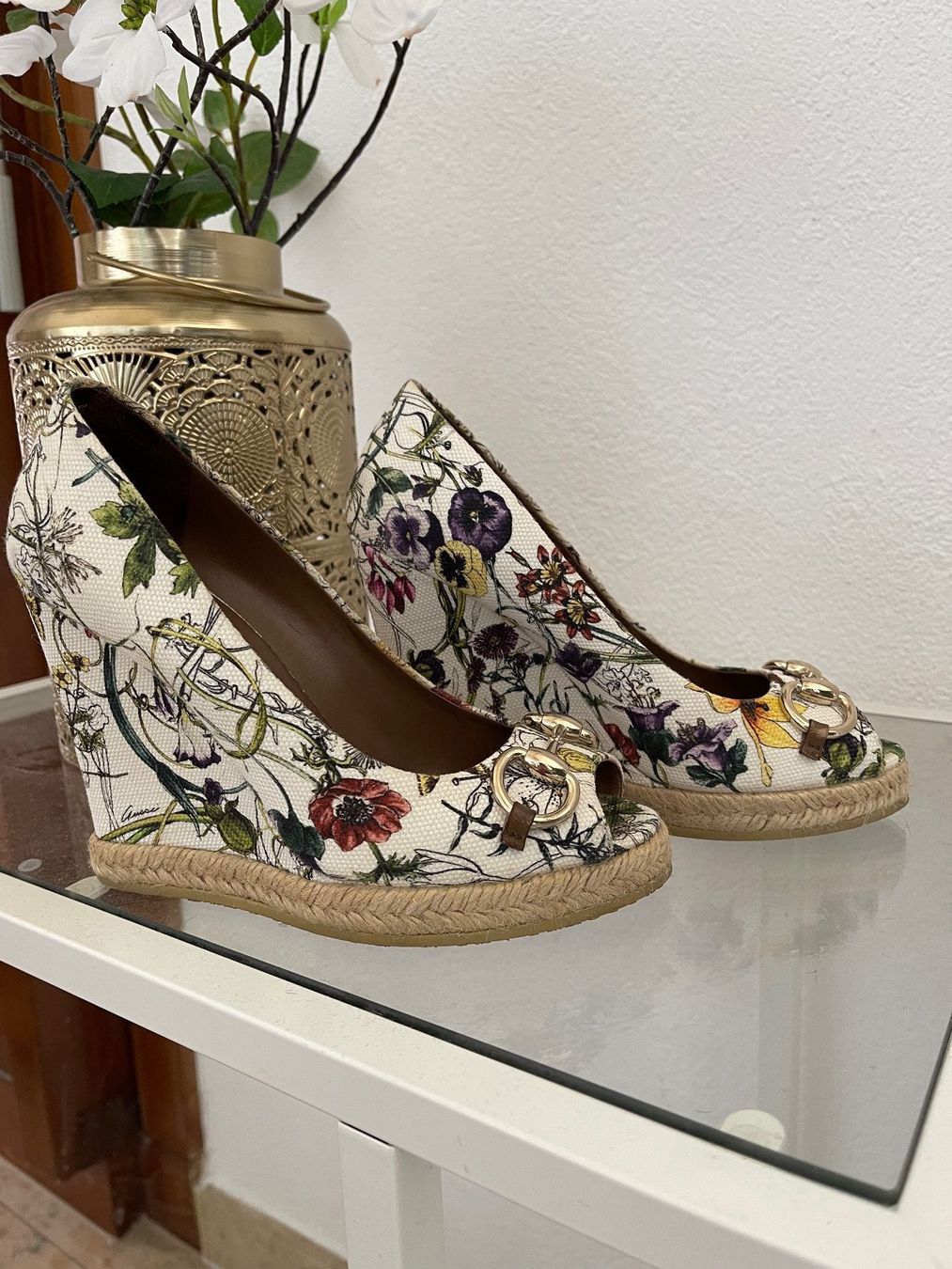 Damenschuhe: Mules Gucci imprimé Flora – Gebraucht aus Cully von abbybe 3