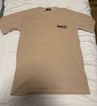 Balenciaga T-Shirt Herren Grösse S beige neu mit Etikett