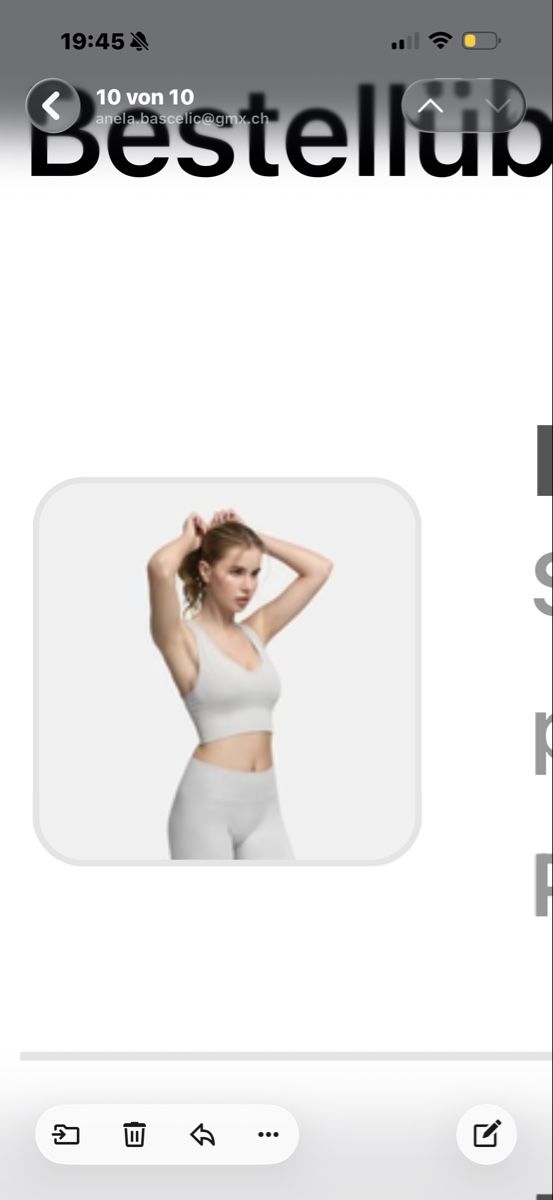 Cream Top: Creamy Crop Top/Sport BH – Nuovo e nell'imballaggio originale da Safenwil venduto da AneBa