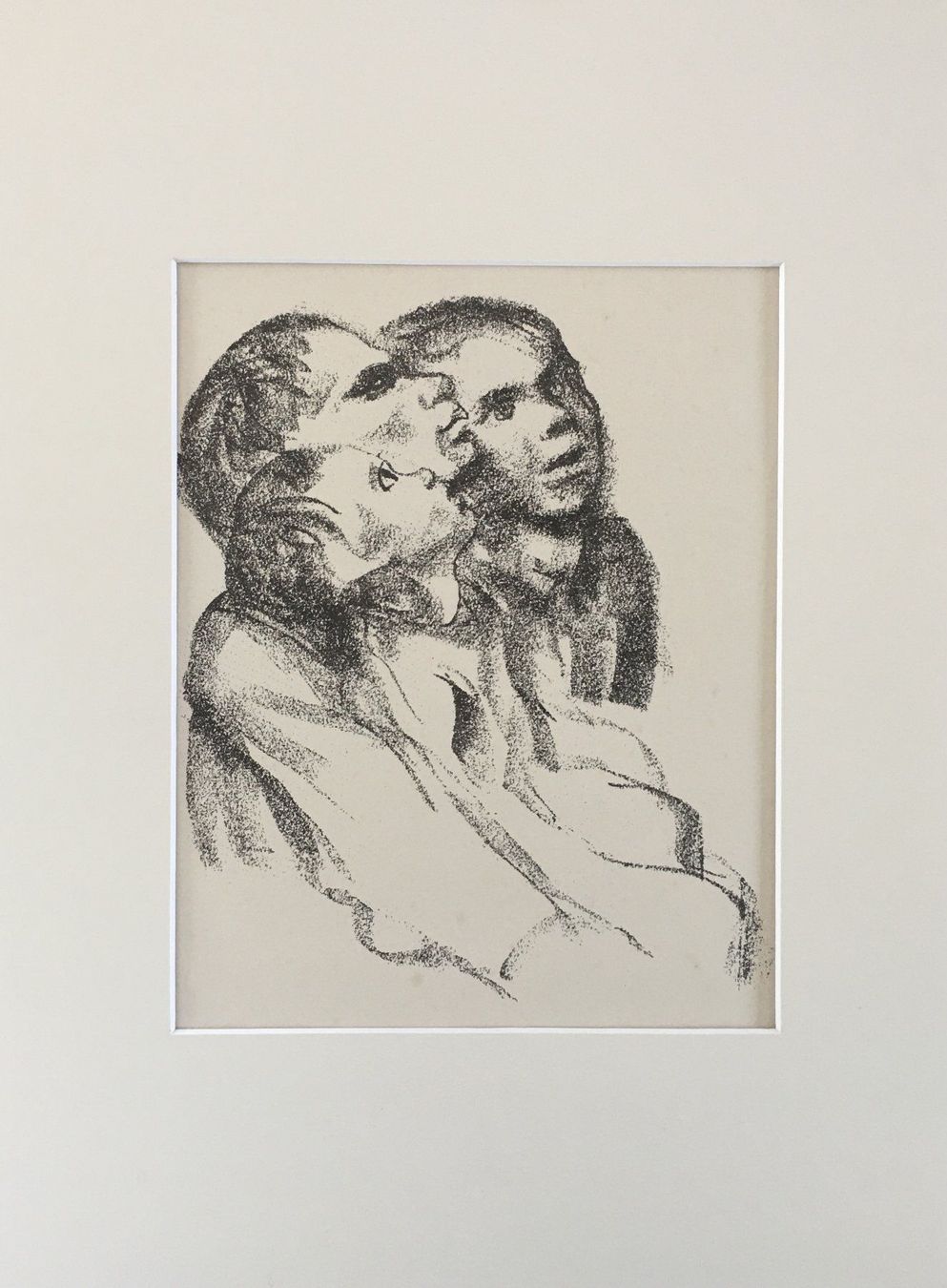 Grafica & Litografie: Käthe Kollwitz    "Zuhörende"  ZINK- oder STRICHÄTZUNG – Usato da Nennigkofen venduto da juhit 1