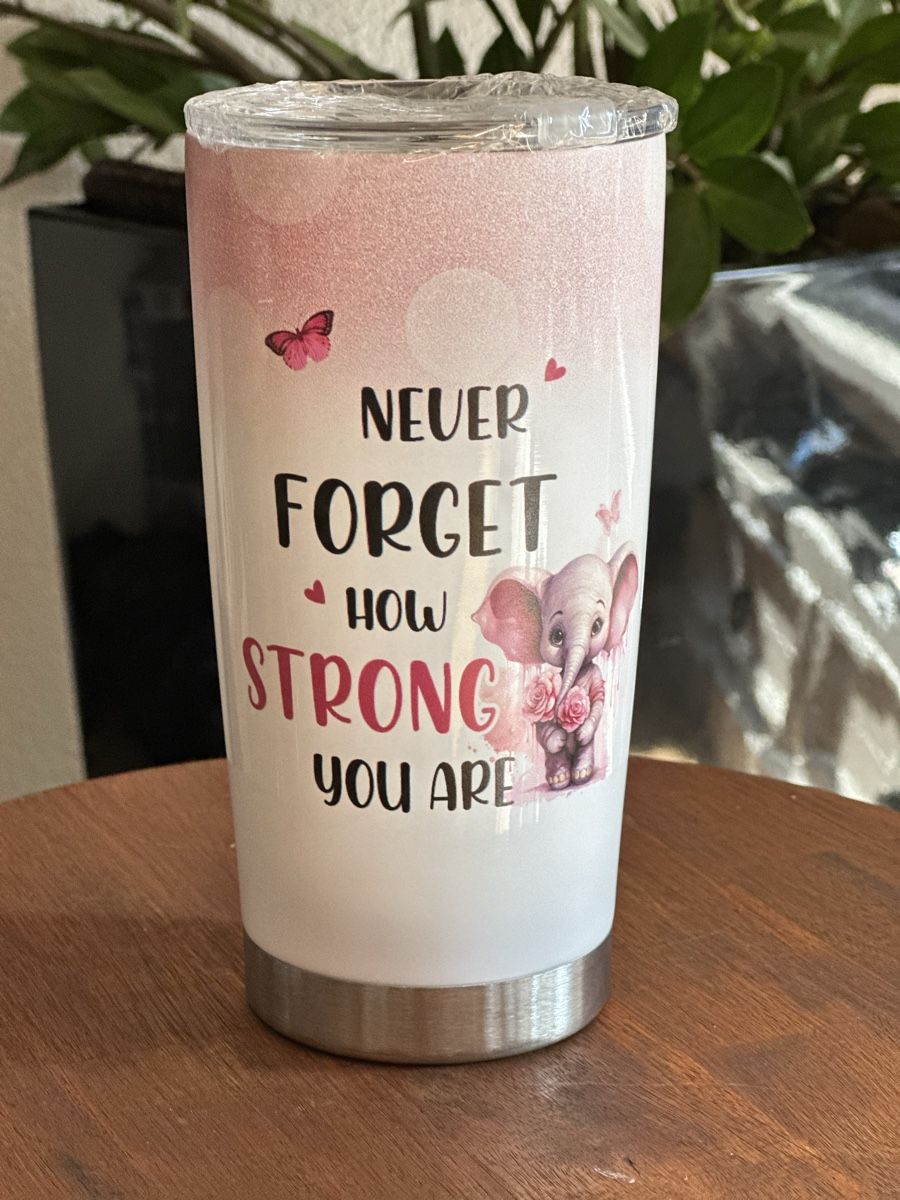 Tazze: Thermobecher Edelstahl Elefant "Never Forget" NEU – Nuovo e nell'imballaggio originale da Russikon venduto da Leks4 1