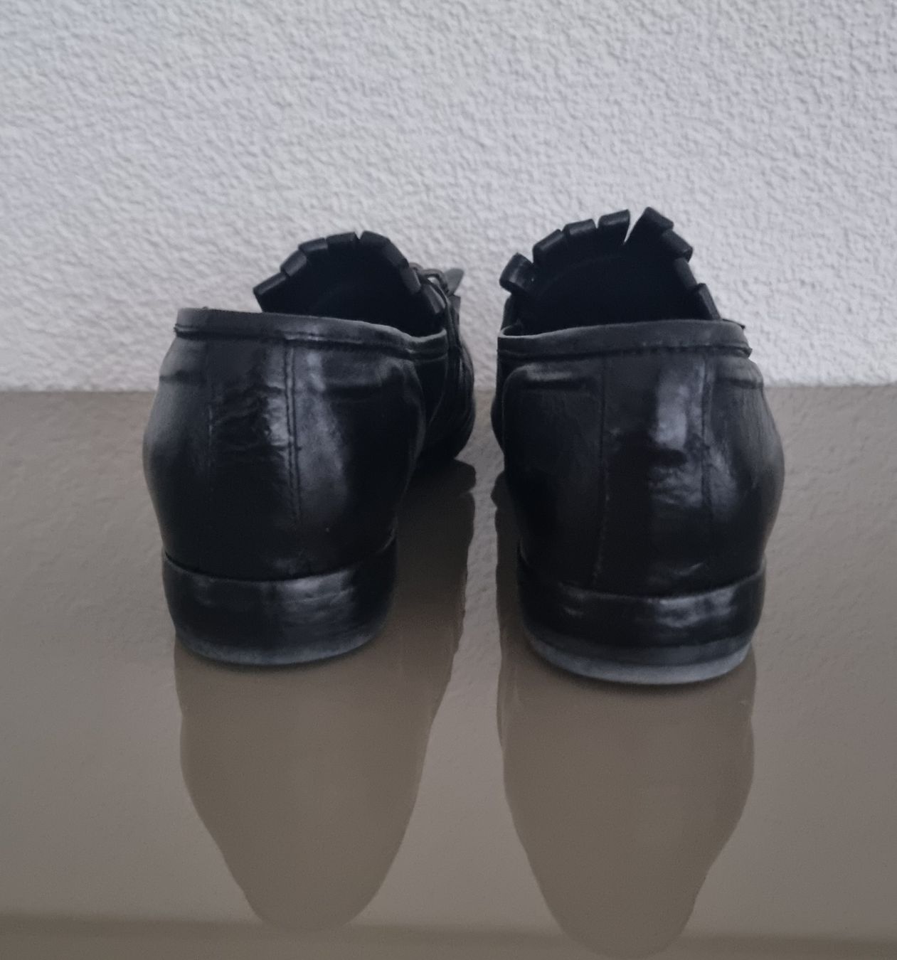 Scarpe da donna: Halbschuh schwarz Leder – Nuovo e nell'imballaggio originale da Untereggen venduto da cla_kb2w 4