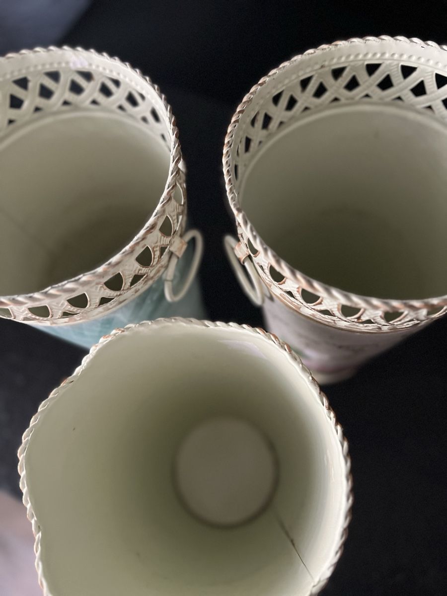 Vasi & Recipienti: 3er Set Deko Eimer Blumenmuster Landhaus Stil Shabby Chic – Nuovo (secondo la descrizione) da Rorschach venduto da lvi_p29s 7