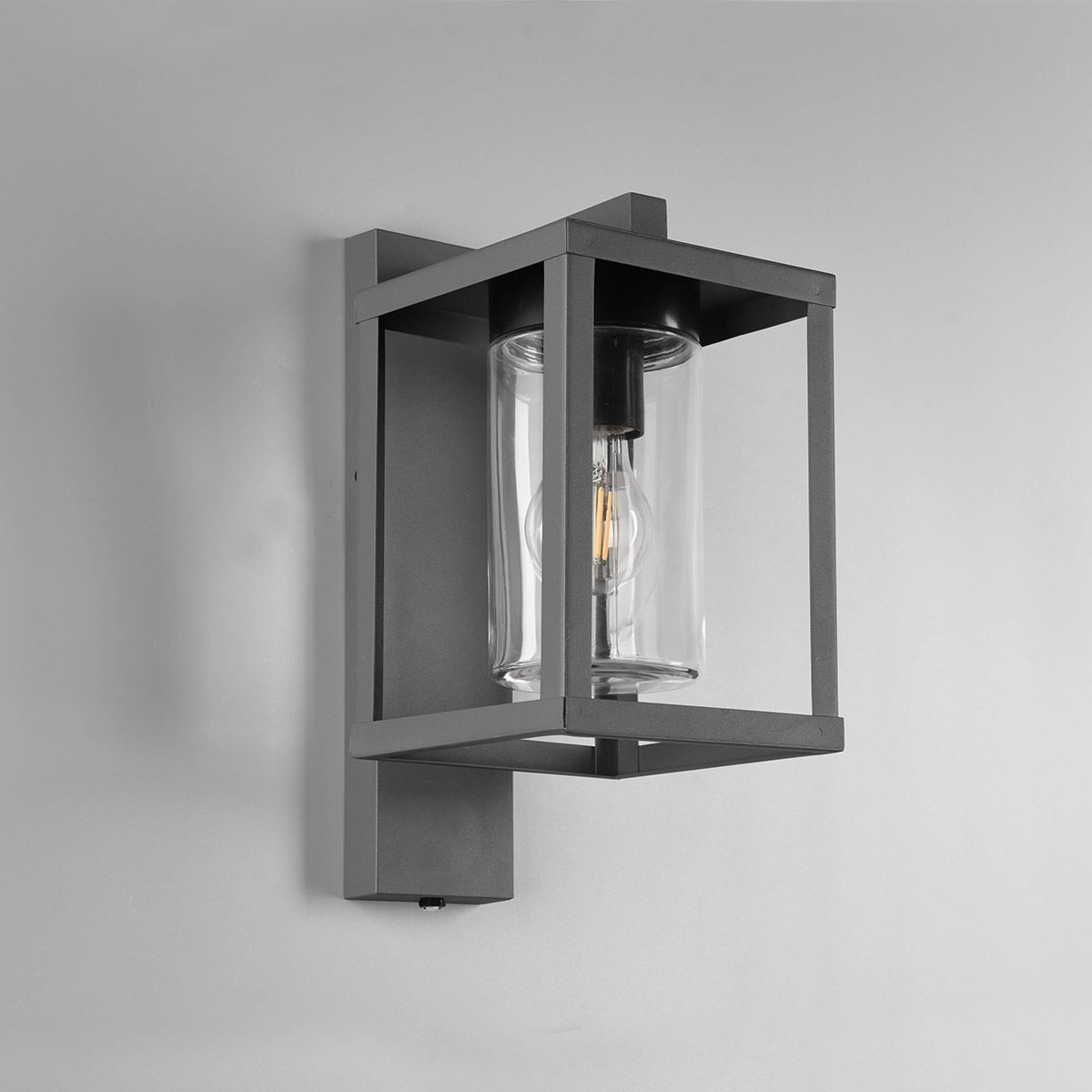 Lampade: Aussen Wandleuchte, Anthrazit, Glas – Nuovo (secondo la descrizione) da Kreuzlingen venduto da Smart-Light 4