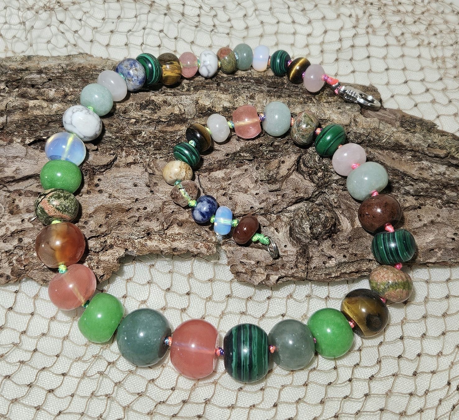 Catenine: Crystal Stein Mix Farb Kette - Spendenaktion – Nuovo (secondo la descrizione) da Unterkulm venduto da Nachtigall 1