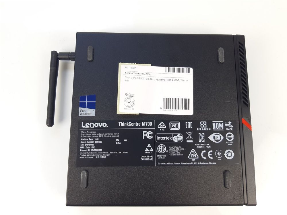Business Mini PC - Lenovo ThinkCentre M700 Tiny mit WLAN 5