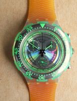 original new Swatch SBK101 SIRENA 1994 AquaChrono