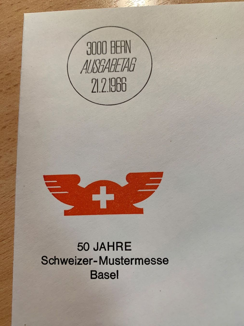 Tutti i francobolli: Muba 1966 Ersttagsbrief 50 Jahre Mustermesse Basel – Usato da Ibach venduto da lisch3 1