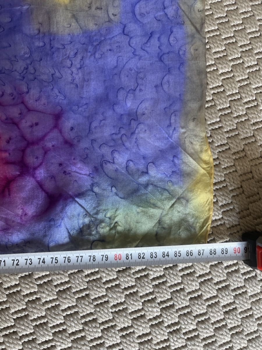 Foulard & Sciarpe: Seidentuch Batik, bunt  – Usato da Solothurn venduto da Bobesch08 2