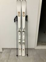 Stöckli-Ski mit Skistöcken und Ski-Schuhe