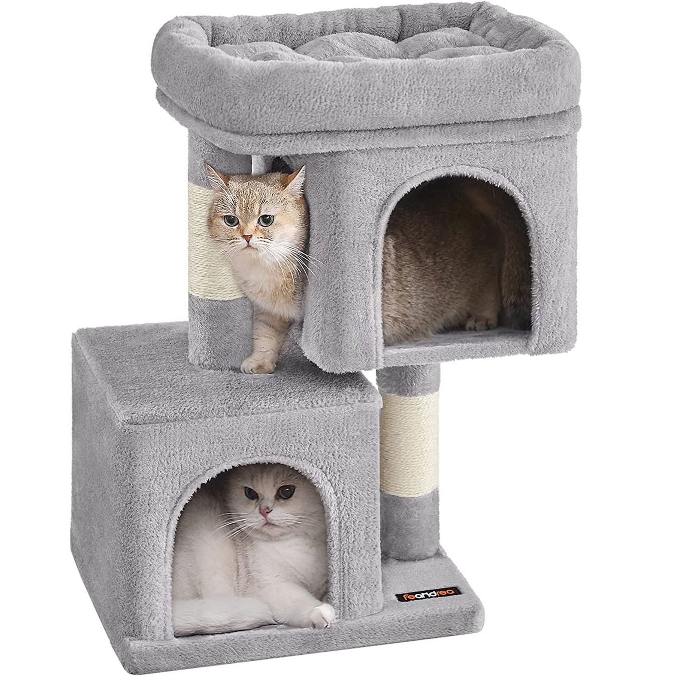 Tiragraffi: Kratzbaum Kletterbaum Katzenbaum 67cm, Katzenhaus hellgrau – Nuovo e nell'imballaggio originale da Zürich venduto da MueDes