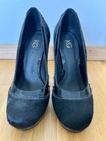 Kurt Geiger Schwarze Plateau-Pumps Gr. 38, High Heels