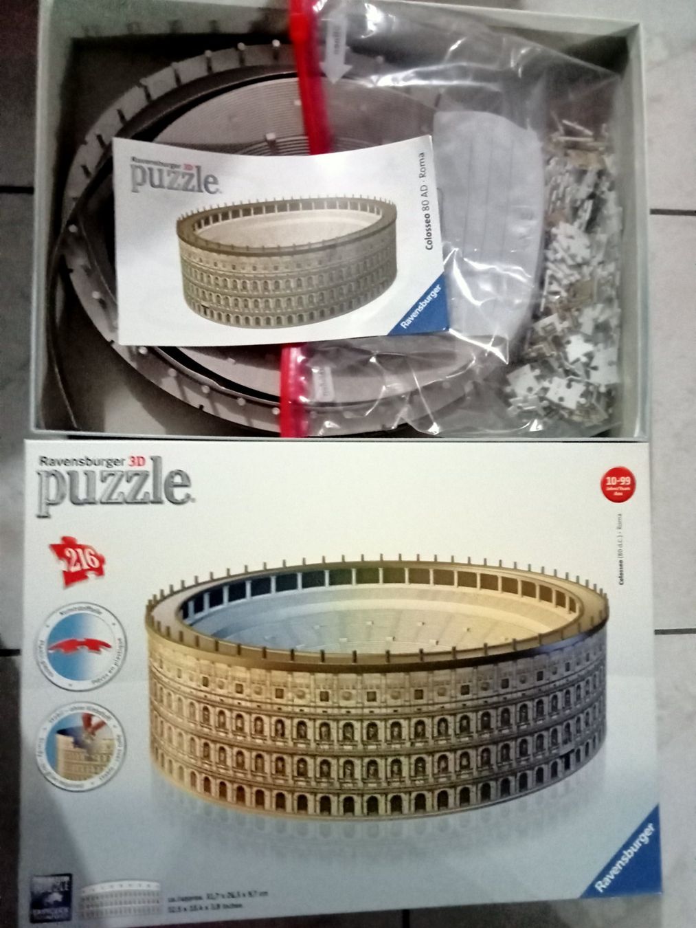 Ravensburger Puzzle: Ravensburger 3D Puzzle Colosseum, 216 Teile – Usato da Oberurnen venduto da simgug 1