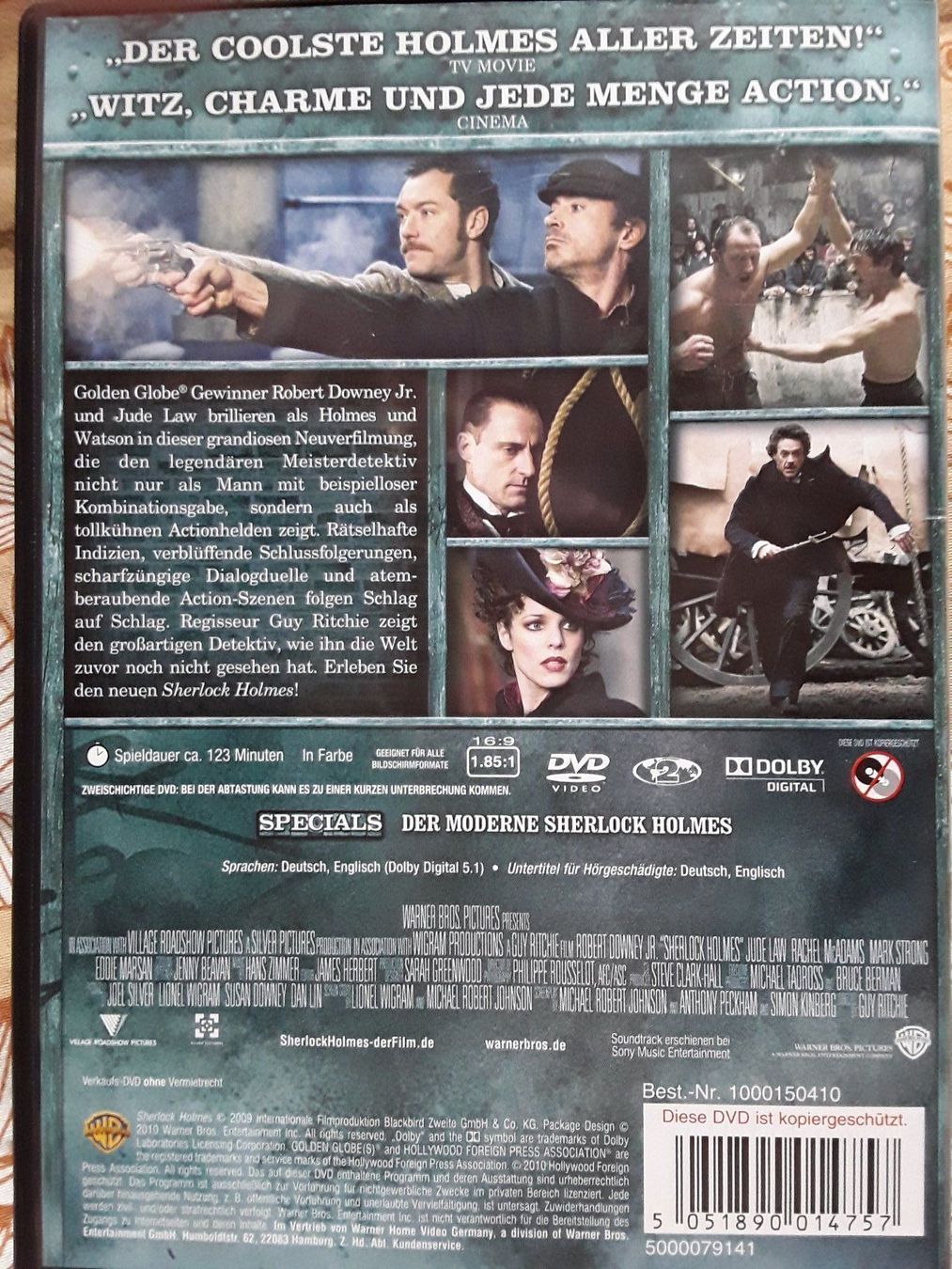 Alle DVDs: DVD Sherlock Holmes – Gebraucht aus Wattwil von tannenmeise73 1