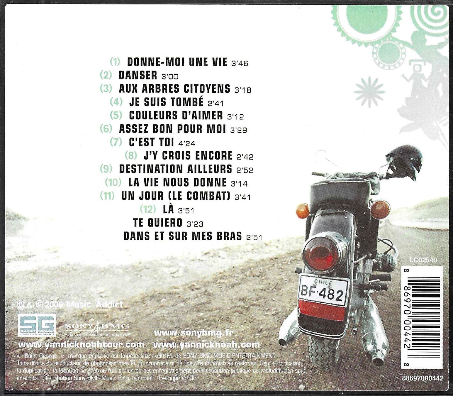 CDs: Yannick Noah - Charango – D'occasion à Savagnier par Ne2065 1