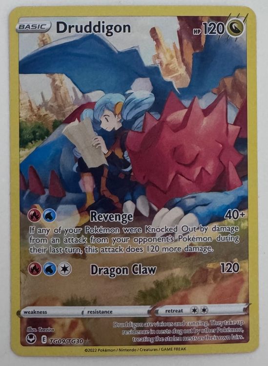 Druddigon Pokemon Silver Tempest TG09 | Kaufen auf Ricardo