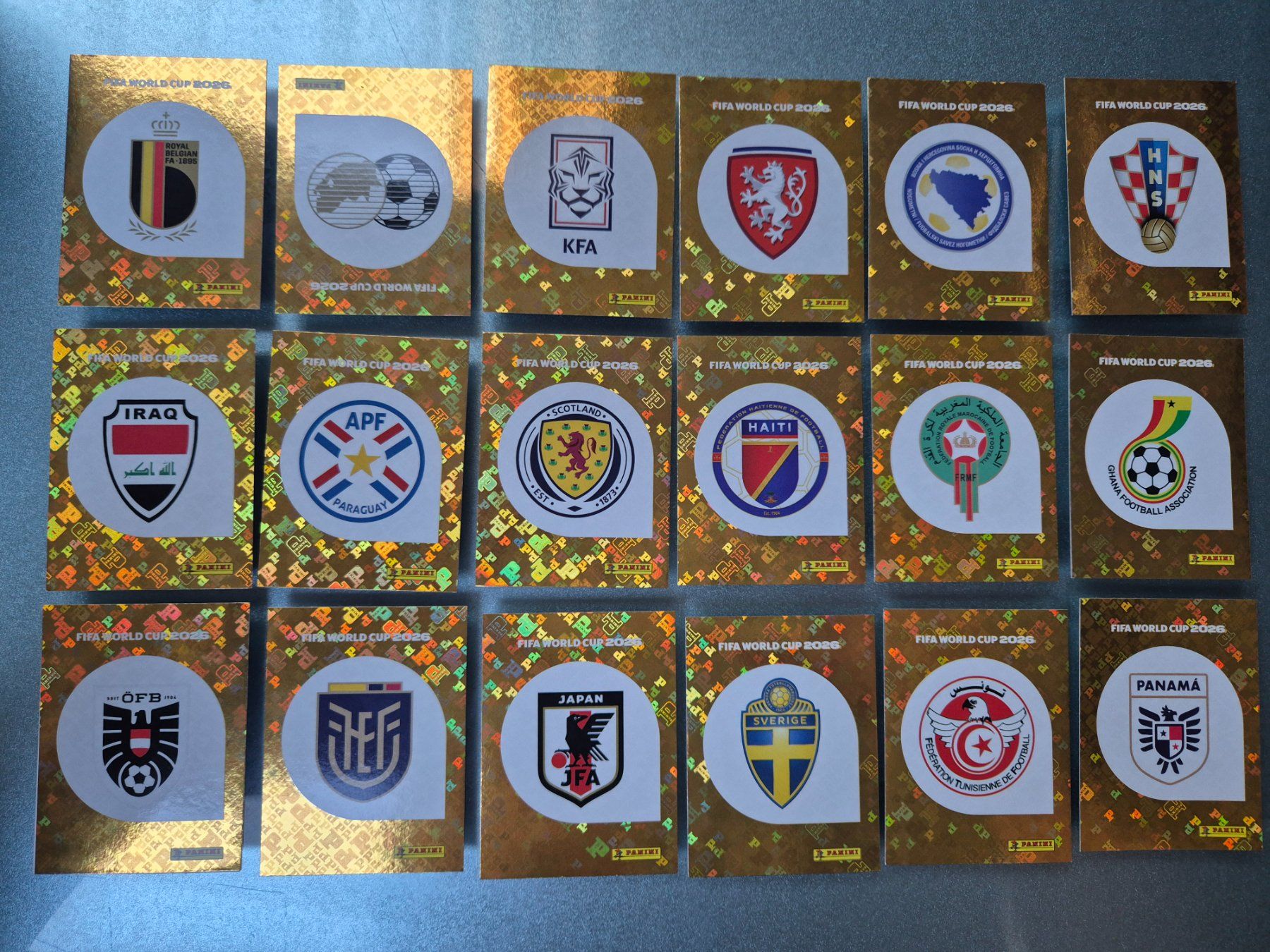 Panini Sammelbilder & Trading cards: 18 Panini Wappen – Gebraucht aus Herzogenbuchsee von Schulthe17