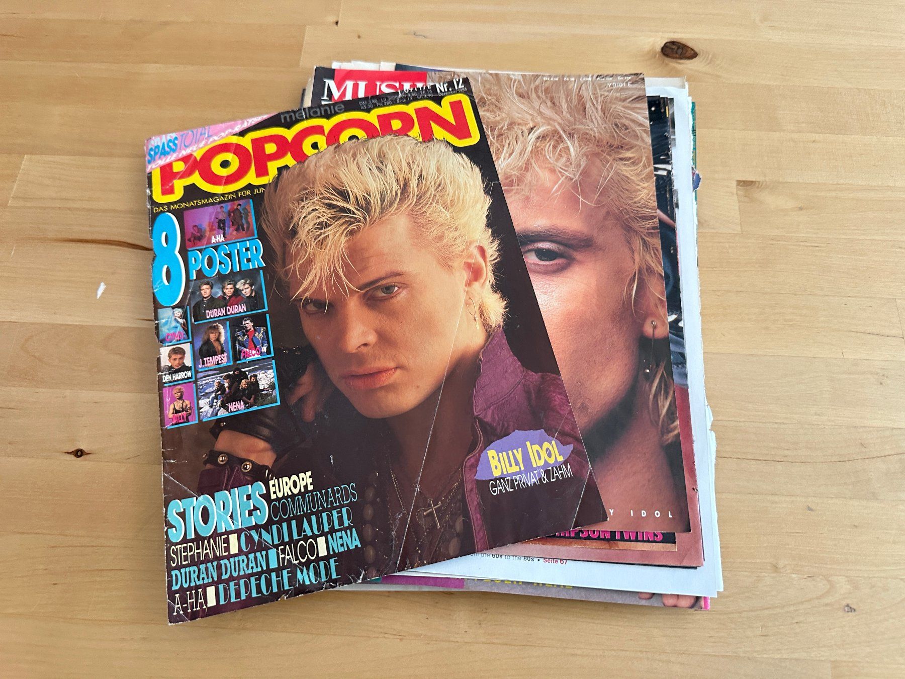 Riviste & Magazine: BILLY IDOL STEVE STEVENS GENERATION X PUNK Berichte Poster – Usato da Basel venduto da Partridge 1