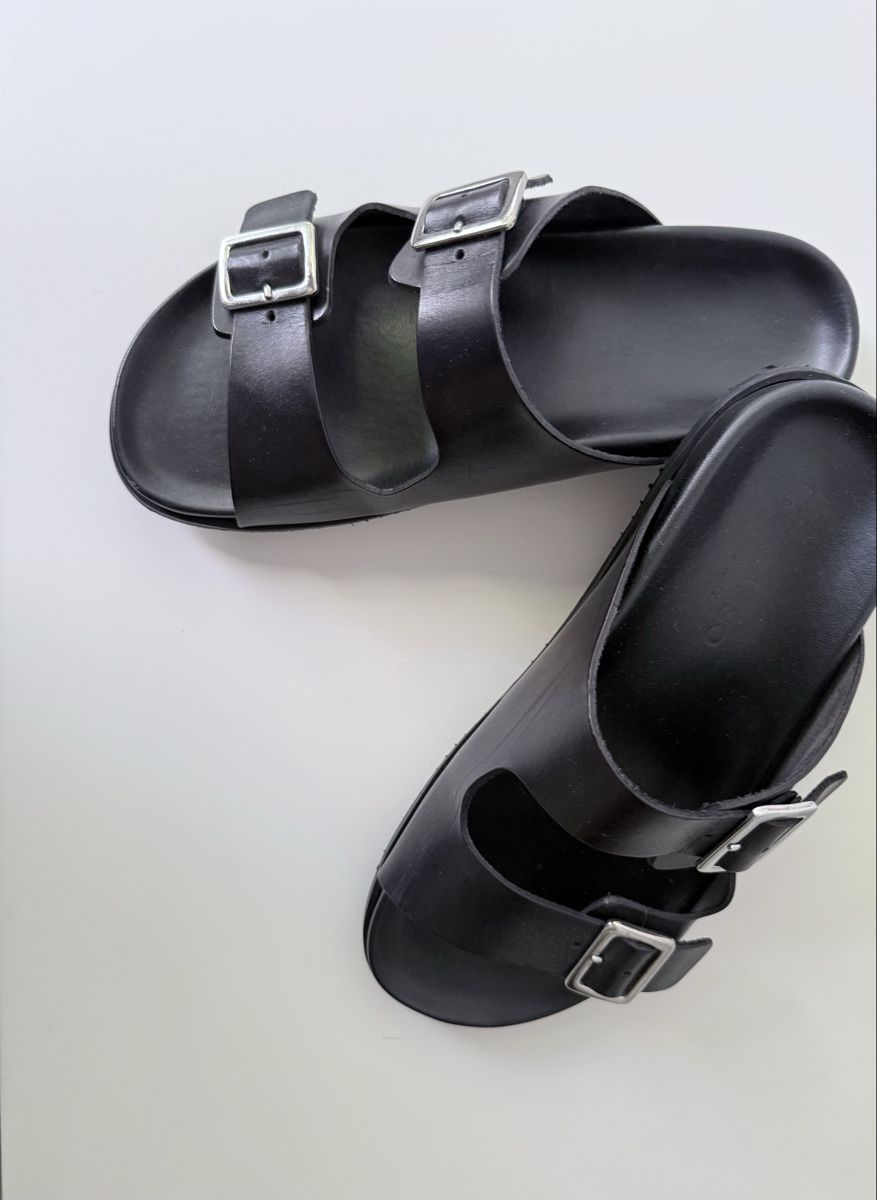 Scarpe da donna: Scarosso Pantoletten schwarz mit Schnallen Grösse 39 – Usato da Basel venduto da A-Z-B 2