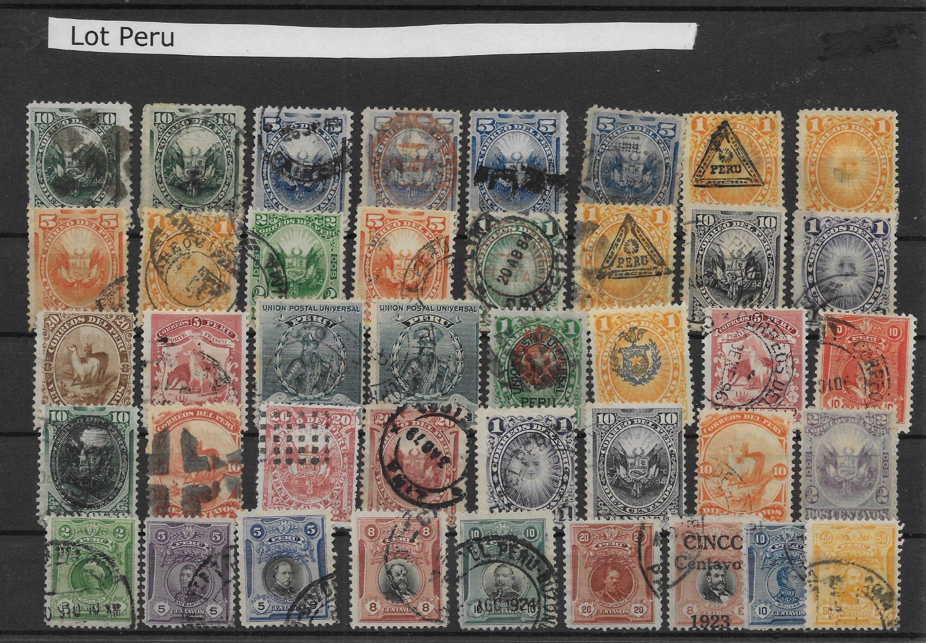 Alle Briefmarken: Lot Peru – Gebraucht aus Hefenhofen von Richsalz