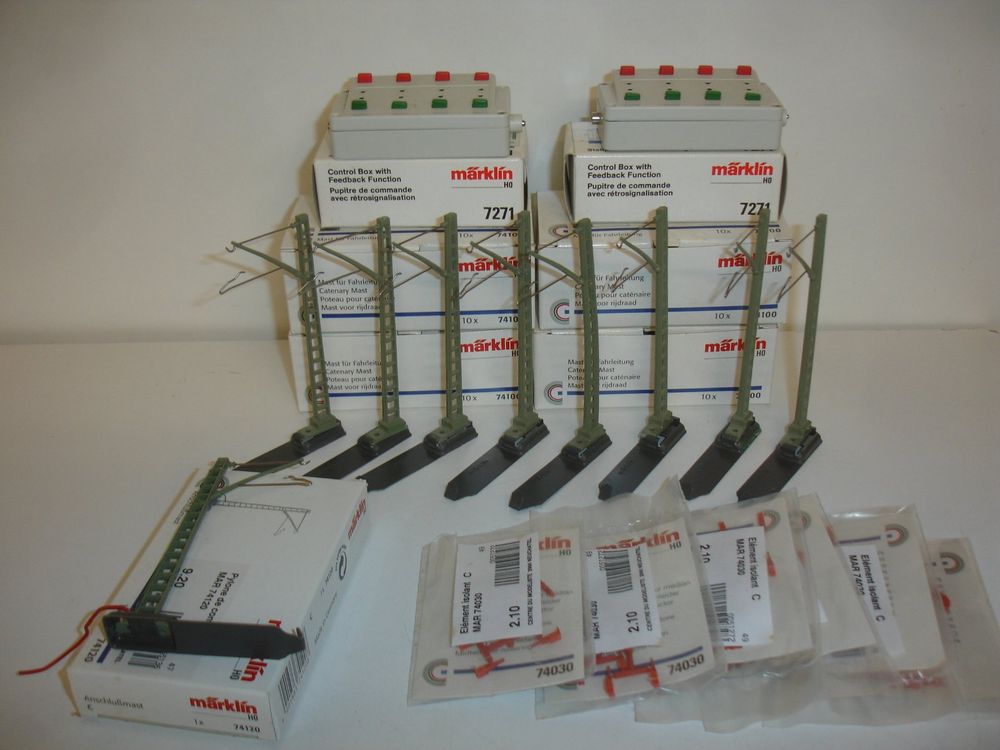 Märklin H0 - Voie ferrée pour trains miniatures (75) - Voies Märklin H0 - Voie ferrée pour trains miniatures (75) - Voies