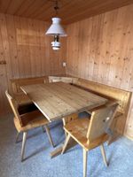 Eckbank mit Tisch Massivholz Kiefer Landhausstil