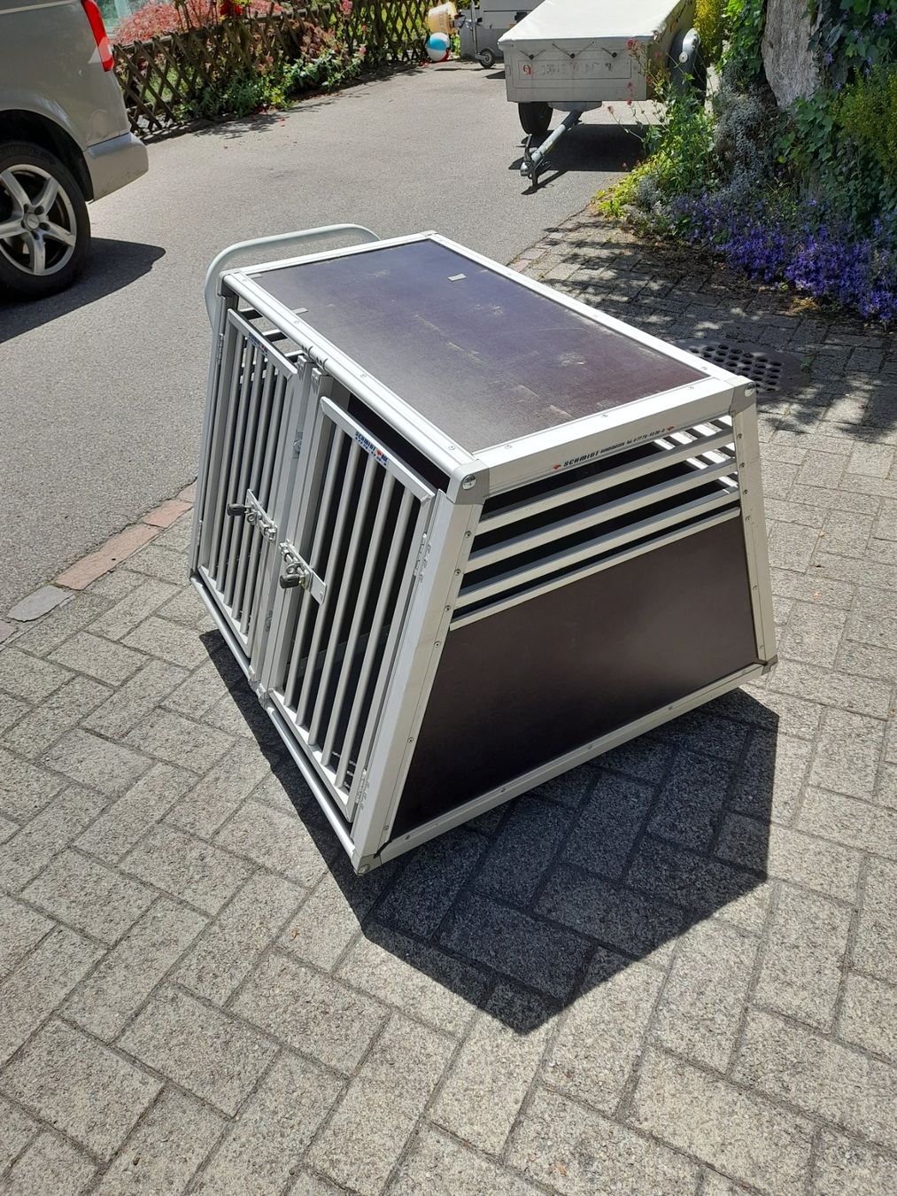 Cages, transport & sécurité: Schmidt-Doppelhundebox – D'occasion à Wald ZH par Bachtel13 1