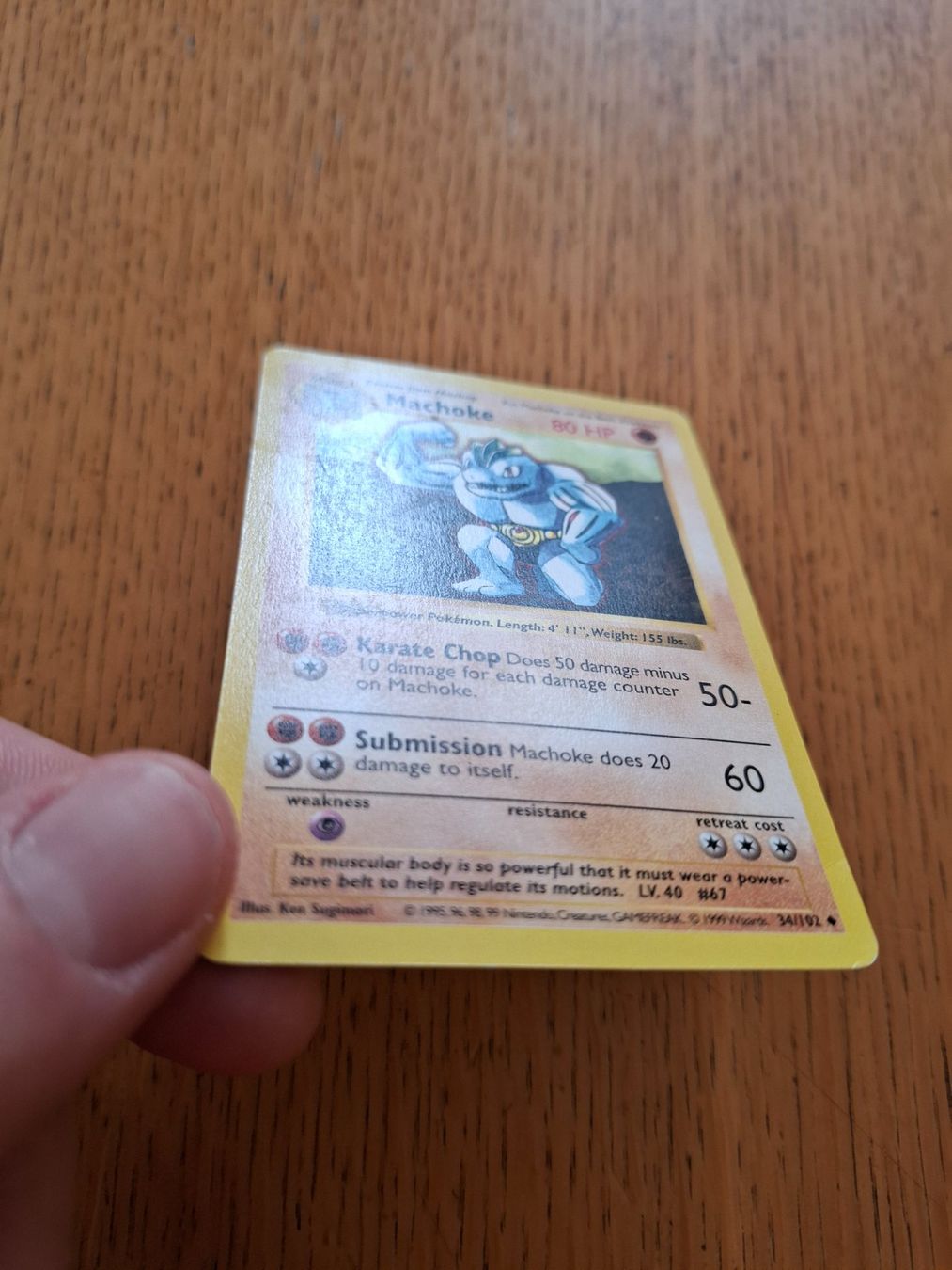 Pokémon Carte collezionabili: Pokemon Machoke Base Set Shadowless 34/102 – Usato da Giornico venduto da ale_lc8k 2