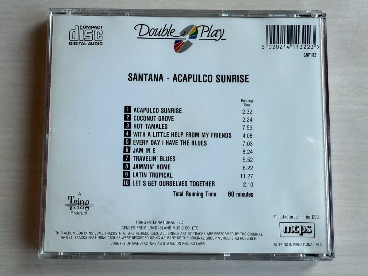 CD: Santana - Acapulco Sunrise CD – Usato da Oberried Brienz venduto da Chyara 1