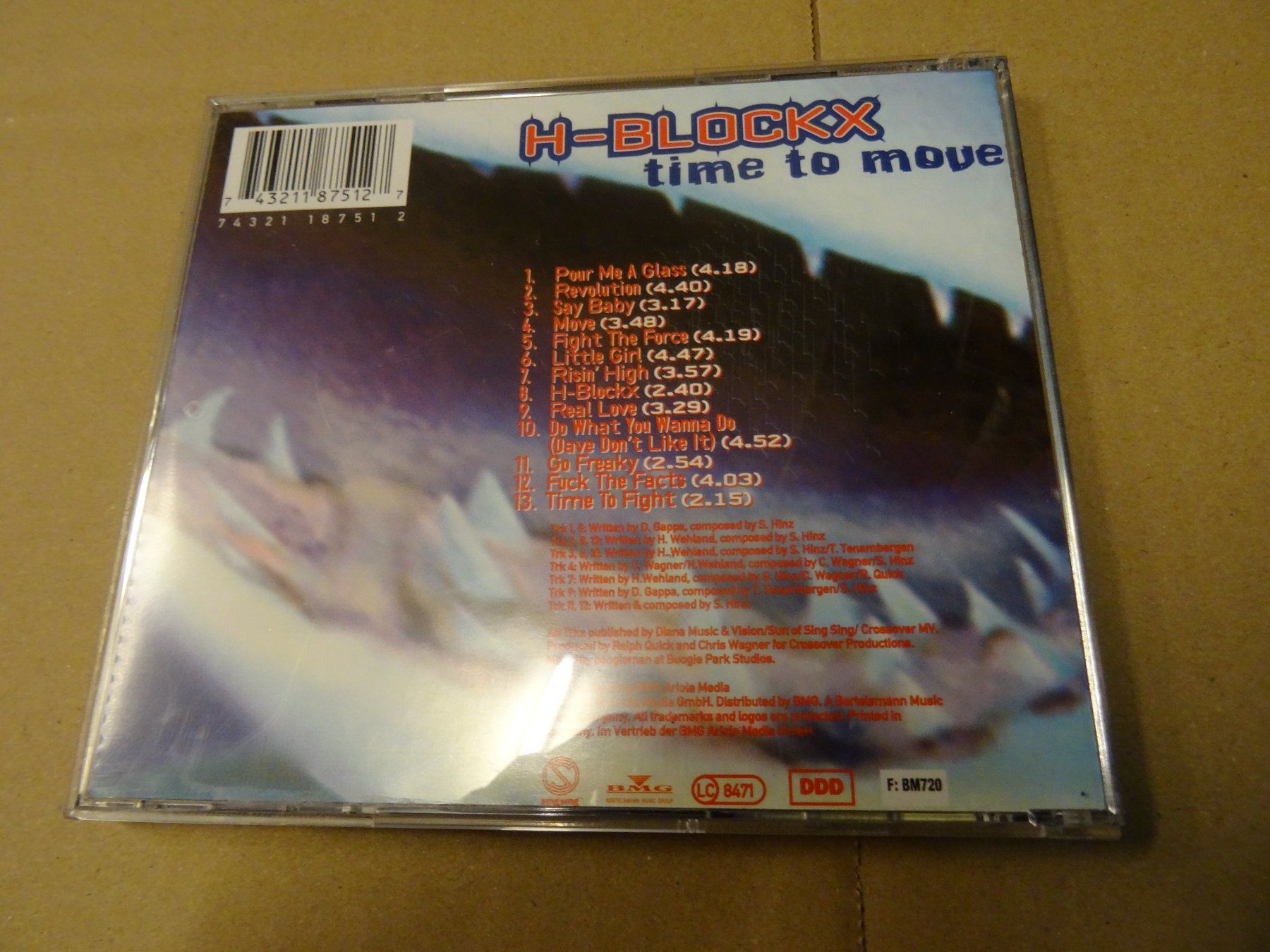CD: H-Block X - Time to Move CD – Usato da Olten venduto da Disc-Ausverkauf 1