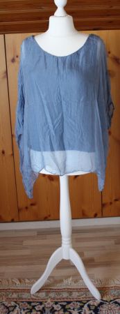 Bluse blau Gr. XL