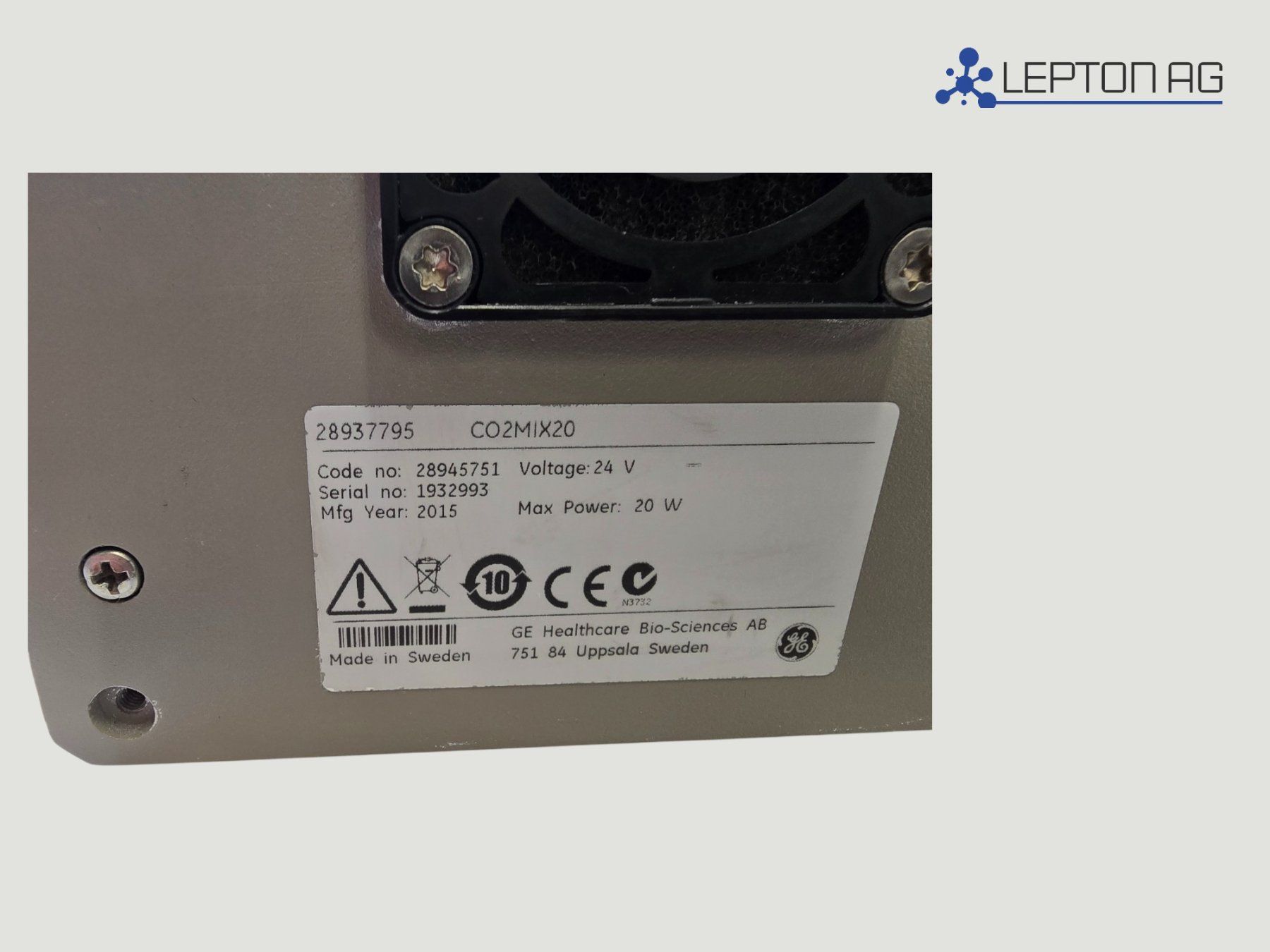 Laborzubehör: GE Healthcare CO2Mix20 – Gebraucht aus Niederdorf von LeptonAG_Labor 4