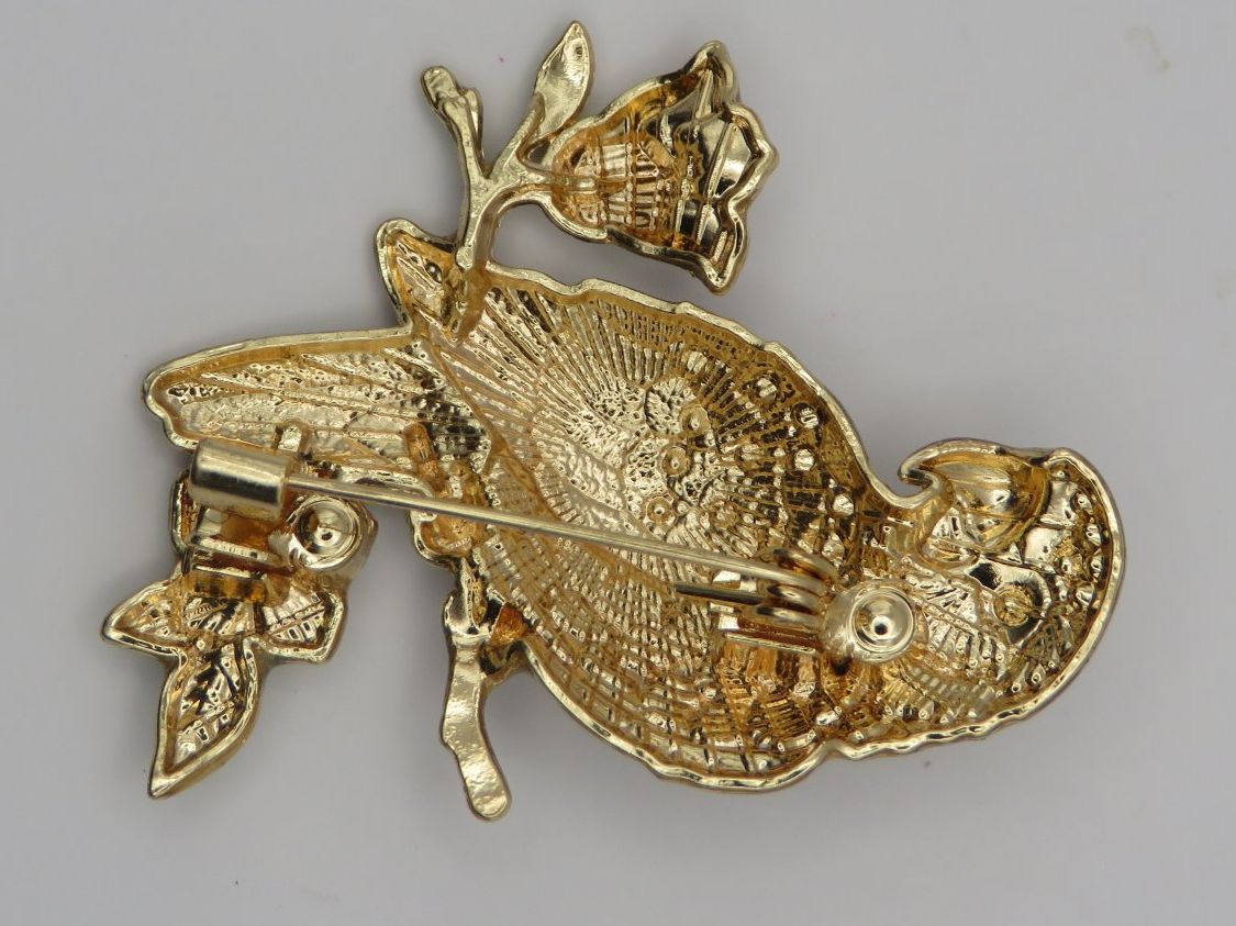 Broches & Aiguilles: Brosche - PAPAGEI - Emaille - Glitzersteine - 5x4cm – Neuf avec emballage d'origine à Grenchen par Yamahwildstar16 3