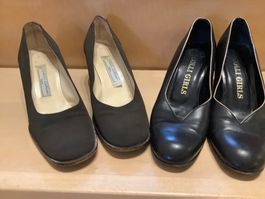 2 Paar Damen-Lederpumps Gr. 36