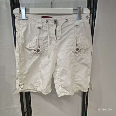 Sommerliche Capris weiss, Gr. 36, Biaccini