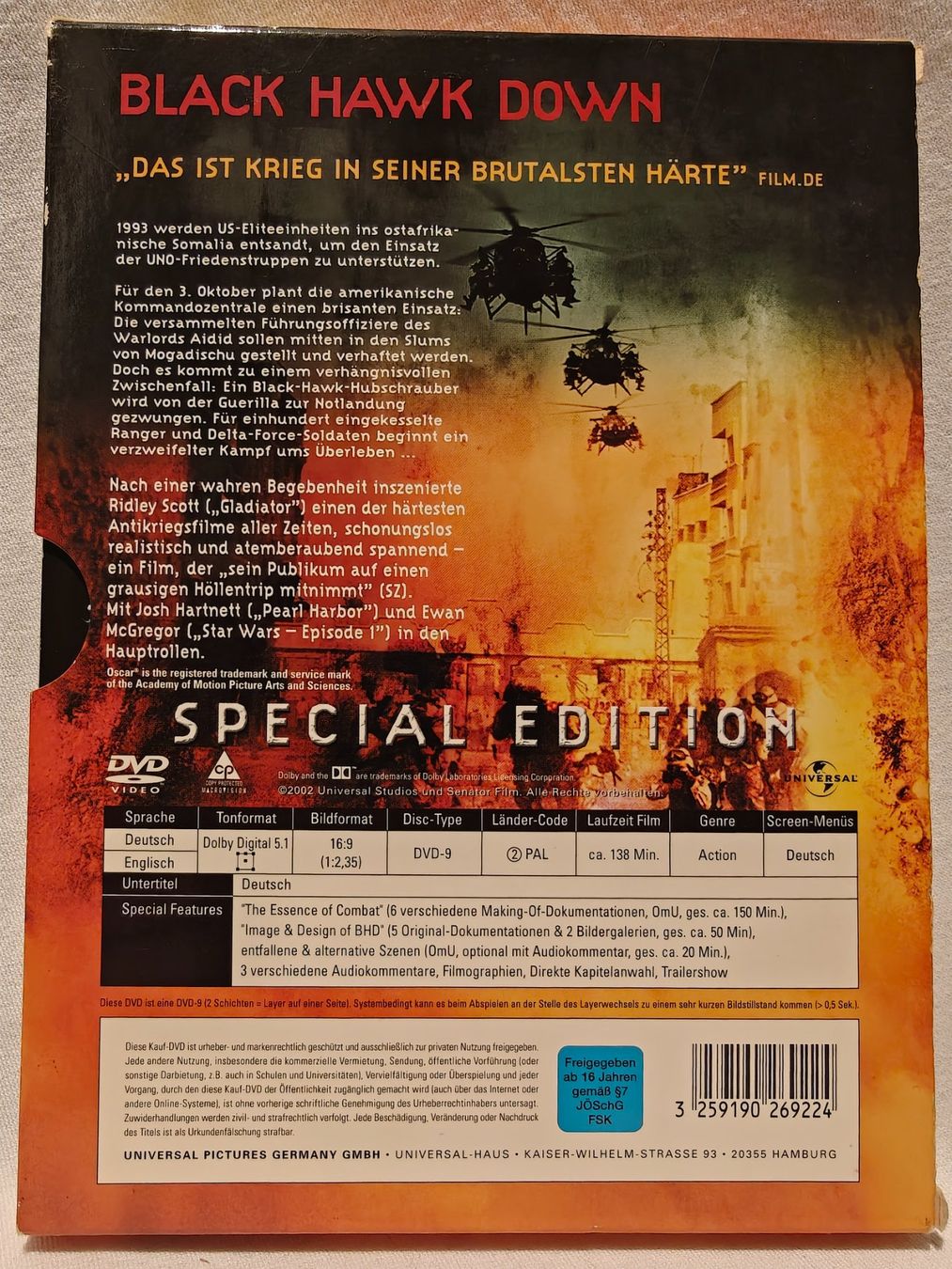 Tutti i DVDs: Black Hawk Down Special Edition 2 Disc Set – Usato da Gutenswil venduto da Vulcano21 2