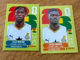 Panini GHA 10 Partey , GHA 19 Bukari