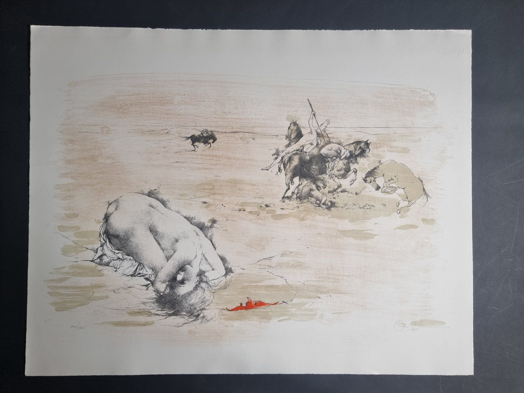 Grafica & Litografie: OTTO BACHMANN LITHOGRAPHIE SIGNIERT NUMMERIERT – Usato da Gersau venduto da kunst-online 1