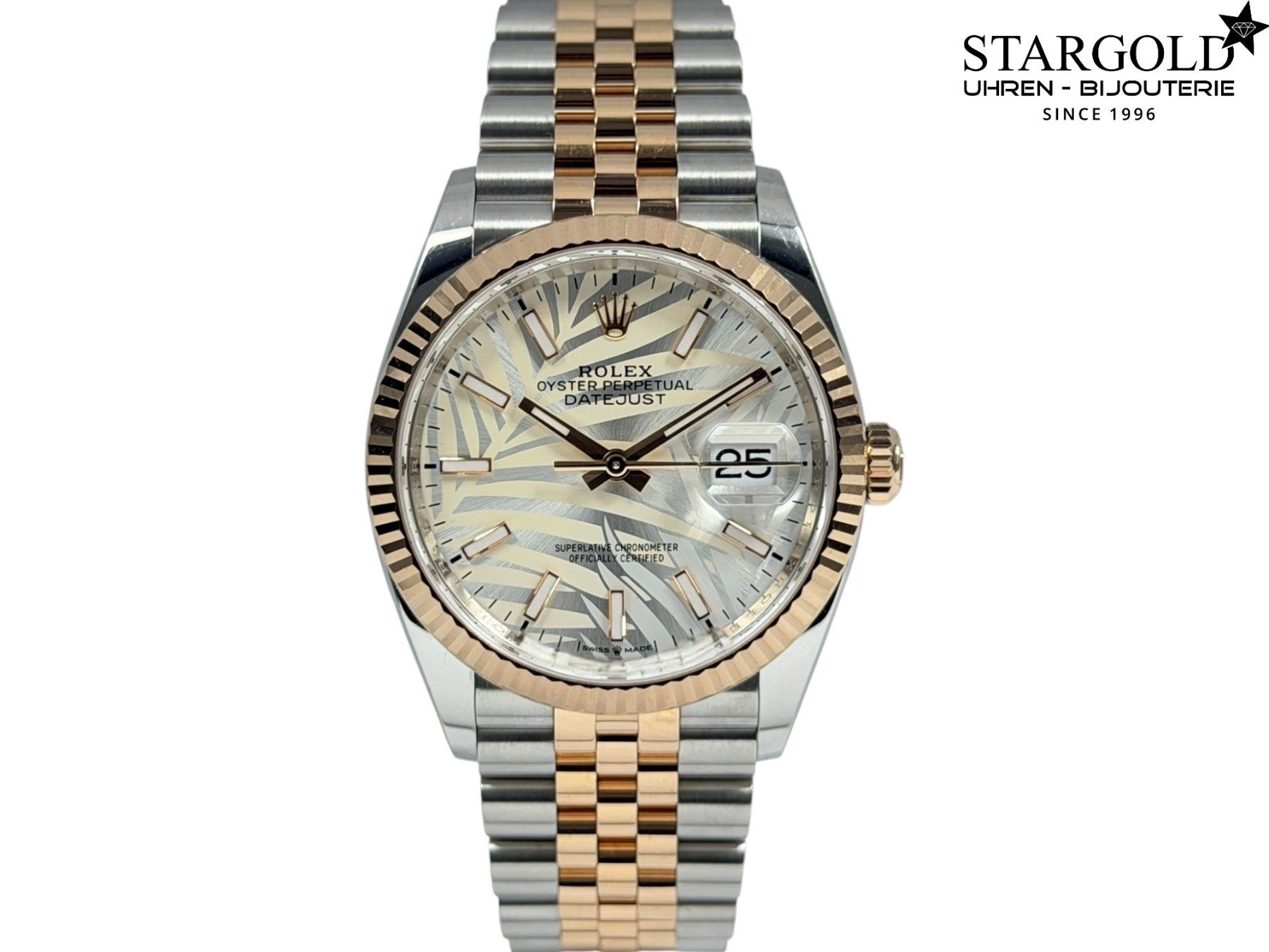 Rolex Orologi: Rolex Datejust 36 Palm - 126231 – Usato da Zürich venduto da Stargold-Uhren