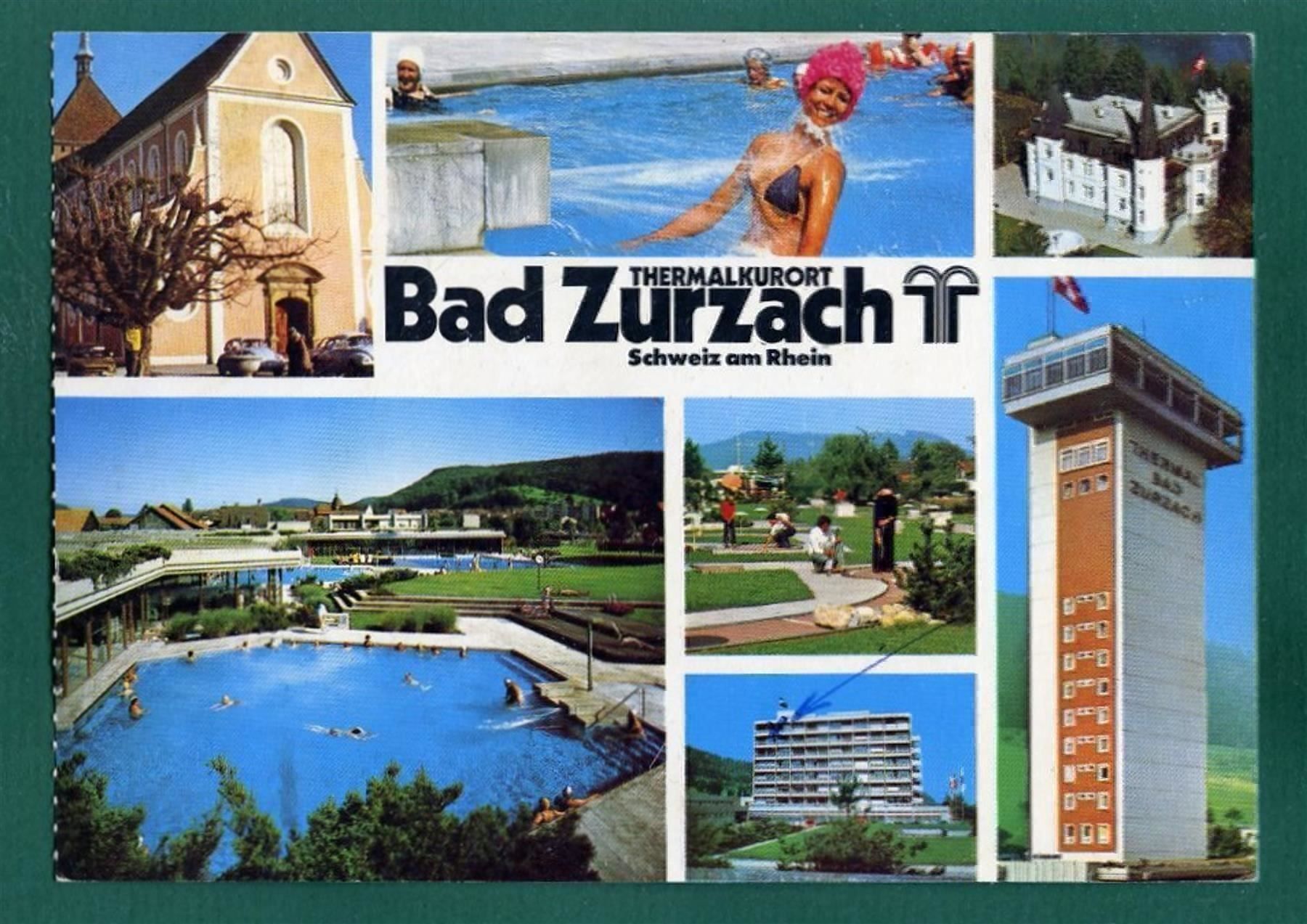 Cartoline postali: Zurzach, 1980, gelaufen, Grossformat – Usato da Sargans venduto da Hausi1951