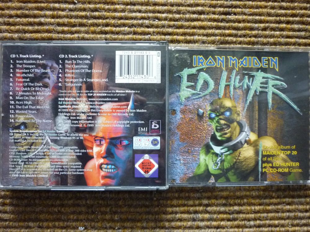 IRON MAIDEN ED HUNTER Kaufen auf Ricardo