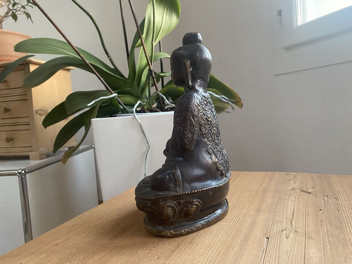 Sculture & Statue: Buddha Figur Bronze Art Deco Antik – Usato da Buochs venduto da H16 3
