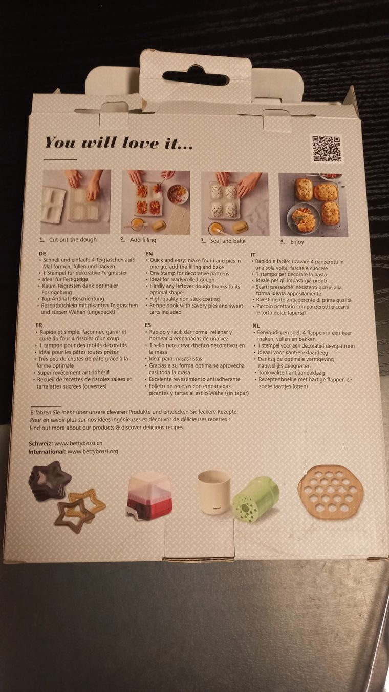 Betty Bossi Moules à gâteaux: Betty Bossi Pastry Pocket Maker – D'occasion à Luthern par JanK_ 2