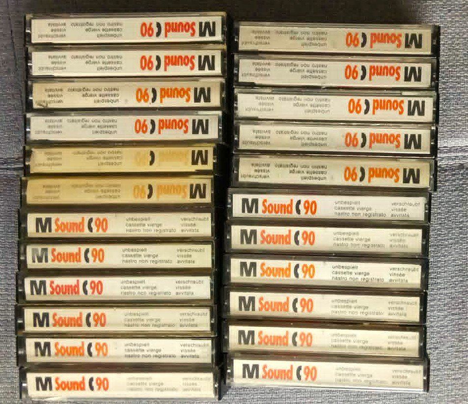 Kompaktkassetten: M Sound - c 90 / cassettes MC 23 x – Gebraucht aus Le Locle von borgespatricia 2