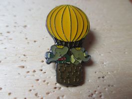 Elefant Elephant Ballon Heissluftballon  Pin