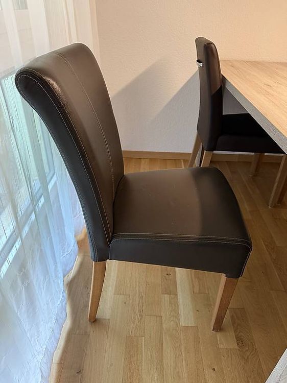 4 Fu Stuhle Echtleder