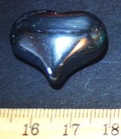 Deko – Heilsteine – R-140 - Hämatit Herz – 25x20x12mm